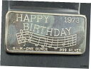 【極美品/品質保証書付】 アンティークコイン コイン 金貨 銀貨 送料無料 Happy Birthday Suit Melody Song 1 Oz Vintage Silver Art Bar 999 Great Lakes Mint