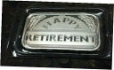 ハッピー リタイアメント 2014 1 トロイオンス銀の延べ棒Happy Retirement 2014 one troy ounce silver bar