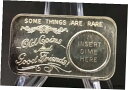  アンティークコイン コイン 金貨 銀貨  1973 CRABTREE MINT “SOME THINGS ARE RARE…” 1 OZ .999 SILVER ART BAR - VERY RARE!