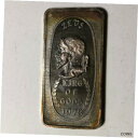 1973 五大湖造幣局、ゼウス、キング オブ ゴッズ 1 オンス 0.999 シルバー アート バー #SB501973 Great Lakes Mint, Zeus, King of Gods 1 Ounce .999 Silver Art Bar #SB50(3)