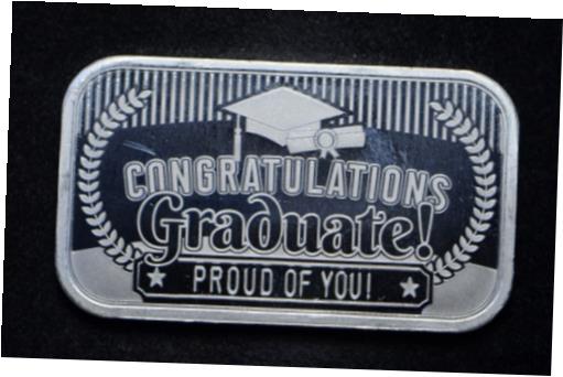  アンティークコイン コイン 金貨 銀貨  2022 Congratulations Graduate 1-oz .999 Silver Bar (cn10180)