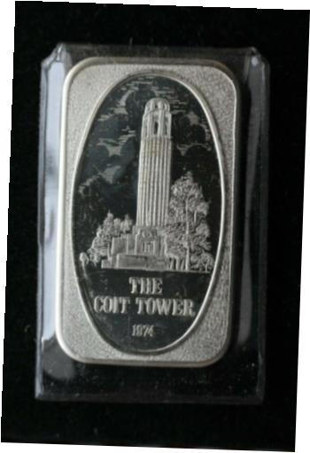 yɔi/iۏ؏tz AeB[NRC RC   [] KAPPYSCOINS G3570 1974 THE COIT TOWER LIMITED EDITION S/N USSC SILVER OZ ART BAR