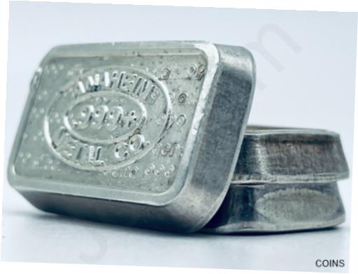 yɔi/iۏ؏tz AeB[NRC RC   [] 1 oz Anaheim Metal, USVI Ingot Co. Made, Vintage Chunky Stacker 999 Silver Bar-