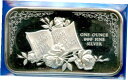 1 オンス .999 シルバー バー - 1973 年の母の日1 oz .999 Silver Bar - Mother's Day 1973