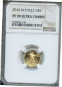 yɔi/iۏ؏tz AeB[NRC RC   [] 2016 W Gold $5 Eagle NGC PF70 Ultra Cameo