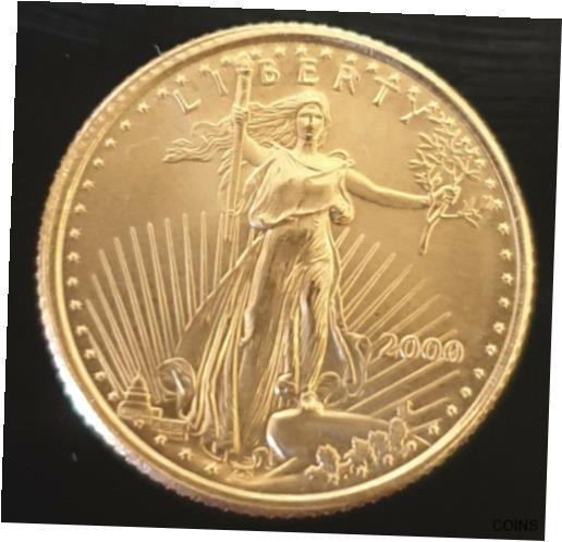  アンティークコイン コイン 金貨 銀貨  2000 American Eagle $5 Gold 1/10 oz Coin immaculate