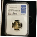 2001 W $10 プルーフ ゴールド イーグル PF 70UC モイ サイン入り ブルー ラベル NGC2001 W $10 Proof Gold Eagle PF 70UC Moy Signed Blue Label NGC