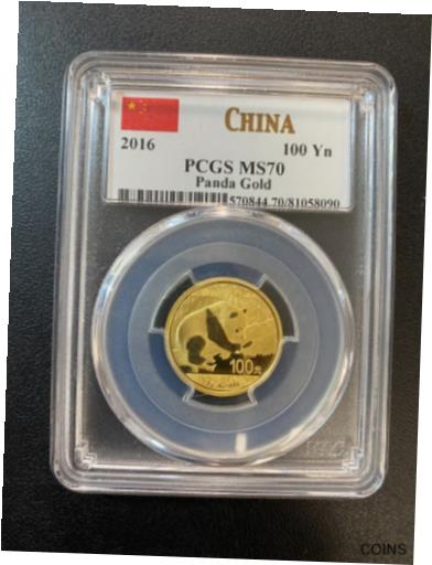 ڶ/ʼݾڽա ƥ    [̵] 2016 1/4 OZT GOLD PANDA CHINA PCGS MS-70 - UNCIRCULATED - CERTIFIED SLAB -100 YN