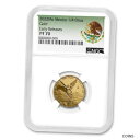 2022 メキシコ 1/4 オンス ゴールド リベルタ PF-70 NGC (ER、紋章) - SKU#2562942022 Mexico 1/4 oz Gol...