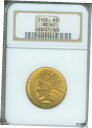 1915 $10 インディアン イーグル NGC MS62 ゴールド コイン MS-62 より良い日付の古いホルダー!1915 $10 INDIAN EAGLE...