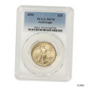 【極美品/品質保証書付】 アンティークコイン 金貨 2002 $25 Gold Eagle PCGS MS70 Uncirculated Graded American Bullion 22KT Coin [送料無料] #gct-wr-011924-357