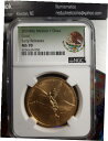 2020 ゴールド リベルタ 1 オンス MS-70 NGC。紋章ラベル2020 Gold Libertad 1 oz MS-70 NGC. COAT OF A...