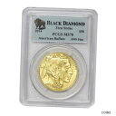 【極美品/品質保証書付】 アンティークコイン 金貨 2014 $50 Buffalo PCGS MS70 First Strike American Gold Bullion Black Diamond [送料無料] #got-wr-011926-2860