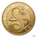 2022 セントヘレナ 1 オンス ゴールド インド ワイルドライフ コブラ (箱と COA 付き) - SKU#2432542022 St. Helena 1...