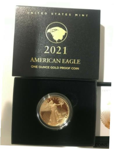 ڶ/ʼݾڽա ƥ  CONFIRM 2021-W 1 Oz New American Eagle One Ounce Gold Proof Coin (21EBN) Type 2 [̵] #gcf-wr-011926-3168