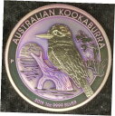 【極美品/品質保証書付】 アンティークコイン コイン 金貨 銀貨 [送料無料] 2019 AUSTRALIA SILVER KOOKABURRA with BEAUTIFUL PURPLE/..