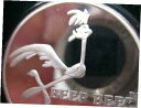 1 オンス 999 シルバー レア 1990 ロード ランナー ワイル コヨーテ バグズ バニー 50 周年記念 + ゴールド1 OZ.999 SILVER RARE 1990 ROAD RUNNER WILE COYOTE BUGS BUNNY 50TH ANNIVERSY+GOLD