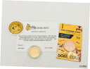 Dogecoin 銅コインウォレット & 1 オンス Dogecoin 24kt ゴールド銅コインDogecoin Copper Coin Wallet & 1...