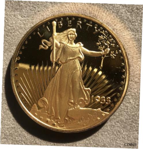  アンティークコイン コイン 金貨 銀貨  1933 $20 Gold Coin Lady Liberty And Eagle COPY Sterling Silver .999 1Oz Tested