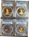 1994 W PCGS PR70DCAM セット 4 アメリカン ゴールド イーグルス イーグル プルーフ 1 オンス 1/2 1/4 1/10 .-1994 ...