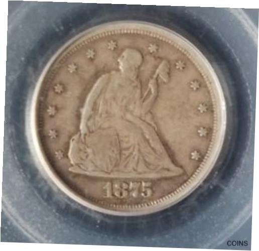 ڶ/ʼݾڽա ƥ    [̵] 1875 S PCGS Graded XF 40 Silver 20 Cent Piece Clean Sharp Coin