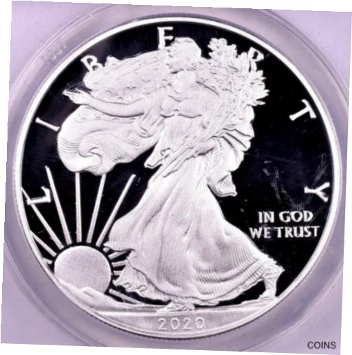 yɔi/iۏ؏tz AeB[NRC  2020-W American Silver Eagle Proof - ANACS PR70 DCAM A First Strike Coin [] #scf-wr-012095-166
