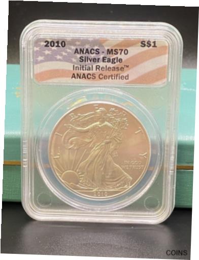 【極美品/品質保証書付】 アンティークコイン コイン 金貨 銀貨 [送料無料] 2010 Silver Eagle MS70 ANACS