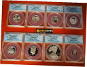2017 S プルーフ シルバー イーグル ANACS PR70 初日発行限定版 8 コイン セット2017 S PROOF SILVER EAGLE ANACS PR70 FIRST DAY ISSUE LIMITED EDITION 8 COIN SET