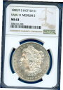 yɔi/iۏ؏tz AeB[NRC RC   [] 1880/9 S NGC MS63 Morgan Silver Dollar $1 US MS-63 VAM 11 Med S Hot 50 Looks PL