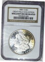  アンティークコイン コイン 金貨 銀貨  1881-S Morgan Silver Dollar NGC BRILLIANT UNCIRCULATED Ridiculous Luster!! REM