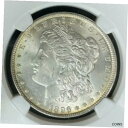 【極美品/品質保証書付】 アンティークコイン コイン 金貨 銀貨 [送料無料] 1896 MORGAN SILVER DOLLAR ~ NGC MS 64 ~BEAUTIFUL COIN~ REF#51-109