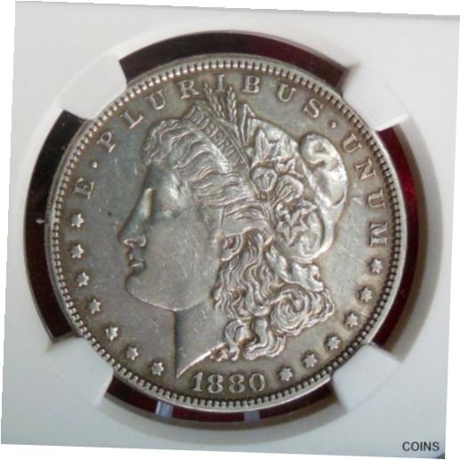 yɔi/iۏ؏tz AeB[NRC RC   [] 1880 Philadelphia Mint Morgan Silver Dollar NGC CERTIFIED AU (Details: Cleaned)