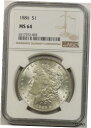 yɔi/iۏ؏tz AeB[NRC RC   [] 1886 $1 NGC MS 64 Morgan Silver Dollar