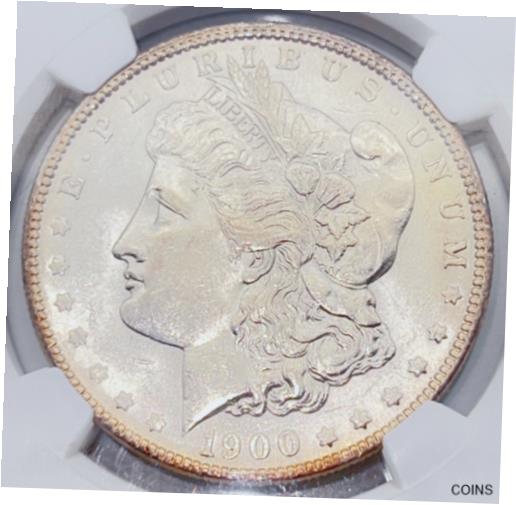 ڶ/ʼݾڽա ƥ  1900 AU58 VAM-24 DOUBLED ARROWS NGC MORGAN SILVER DOLLAR! NICE LUSTER! [̵] #sot-wr-012098-542