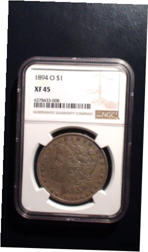 ڶ/ʼݾڽա ƥ    [̵] 1894 O Morgan Dollar NGC XF45 CIRCULATED BETTER DATE SILVER $1 Coin BUY IT NOW!