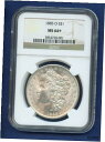 1885 O NGC MS64+ モーガン シルバー ダラー $1 1885-O MS-64+ プラス スーパー PQ コイン!1885 O NGC MS64+ Morgan Silver Dollar $1 1885-O MS-64+ Plus Super PQ Coin !(3)