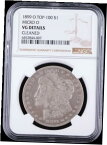 【極美品/品質保証書付】 アンティークコイン 銀貨 1899 O Morgan Silver Dollar $ Micro O NGC VG details [送料無料] #sot-wr-012100-4244