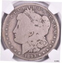 1893-O モーガン シルバー ダラー - NGC G41893-O Morgan Silver Dollar - NGC G4(3)