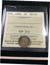 1889 ICCS カナダグレード、?5 セント、**MS-65**1889 ICCS Graded Canadian, ?5 Cent, **MS-65**