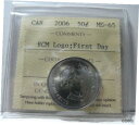 カナダ 2006 RCM ロゴ 50 セント紋章 初日ストライキ MS-65 すべての写真を見るCanada 2006 RCM Logo 50-cent Coa...