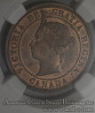 【極美品/品質保証書付】 アンティークコイン 硬貨 Canada 1c One Cent 1881 H MS64 RB NGC KM#7 DDO ERROR MIxed Font Double Legend [送料無料] #oot-wr-012124-2421