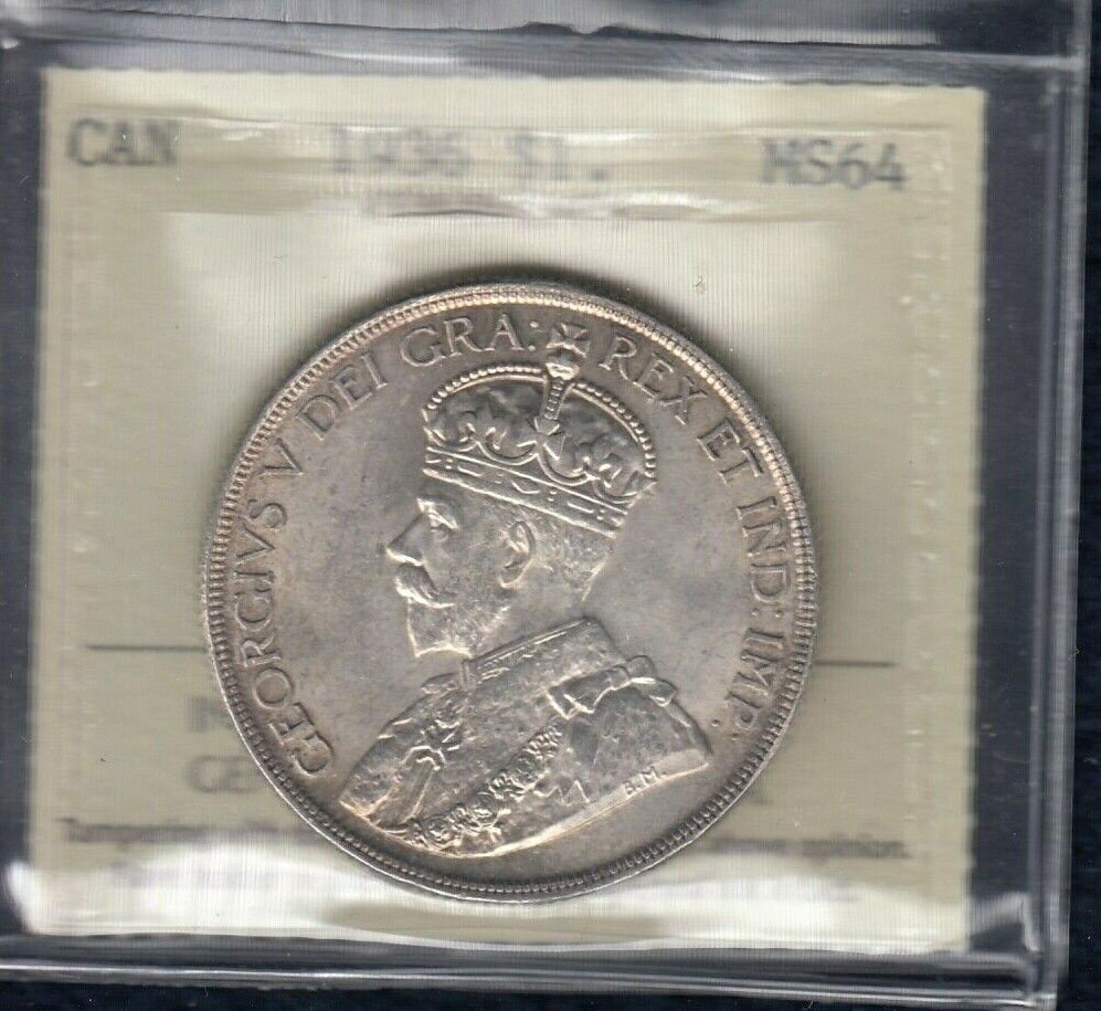 【極美品/品質保証書付】 アンティークコイン コイン 金貨 銀貨 [送料無料] 1936 Canada Silver Dollar - ICCS MS-64 Cert# XQQ039
