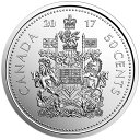 カナダ 2017 新しい 50 セントのカナダの国章 (ミント ロールから直接 BU)CANADA 2017 New 50 cents Coat of Arms...