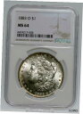 yɔi/iۏ؏tz AeB[NRC RC   [] 1883 O $1 Morgan Dollar NGC Certified MS 64 Mint State Silver U.S. Graded Coin