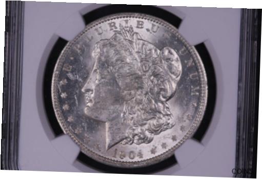 楽天金銀プラチナ　ワールドリソース【極美品/品質保証書付】 アンティークコイン 銀貨 1904-O Morgan Silver Dollar, Blast White, NGC MS-62, Large Coin Sale#5652 [送料無料] #sct-wr-012126-1635