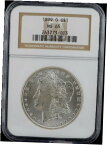 【極美品/品質保証書付】 アンティークコイン コイン 金貨 銀貨 [送料無料] 1899 O $1 Silver Morgan Dollar NGC MS 65