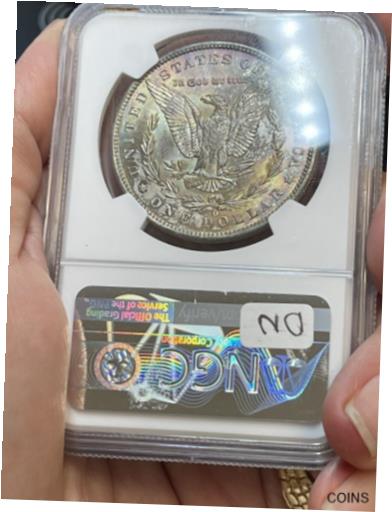 【極美品/品質保証書付】 アンティークコイン コイン 金貨 銀貨 [送料無料] 1888-O Morgan Silver Dollar NGC MS62 Monster Neon Toning Toned Coin (Slab1269)