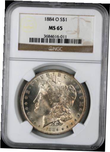 1884-O Morgan Dollar $1 - MS65 NGC - 90% SIlver※関税は当ショップ負担（お客様負担無し）※全国送料無料・海外輸送無料※商品の状態は画像をご確認下さい（極美品・目立った汚れ無し）※輸入品の為英語表記となります※その他ご不明点はお気軽にお問合せ下さい！Certification: NGCCoin: MorganKM Number: 110Mint Location: New OrleansDenomination: $1Country/Region of Manufacture: United StatesCirculated/Uncirculated: UncirculatedYear: 1884Grade: MS 65Strike Type: BusinessComposition: SilverFineness: 0.9[ご購入前に必ずお読み下さい]親切丁寧に、商品到着までサポート対応させていただきます。■パソコンの画像・画質により色や素材感が、実際の商品と多少異なる場合がございますので予めご了承くださいませ。■お客様のご都合（程度の解釈相違を含む）による商品のご購入後のキャンセル返品は、原則としてお受け致しておりません。未払いのまま2日以上連絡が取れない場合はキャンセルさせて頂きます。その場合、事務局側が自動的に「非常に悪い」の評価を付けてしまいますのでご注意ください。※お支払い頂いた場合は連絡は不要です。※他ショップでも販売しておりますので、稀に在庫がない場合がございます。■不具合での返品は箱などすべてが到着時の状態になるものに限らせていただきます。※当店では不良品はすべて現物確認と不具合の確認を行い対応をさせて頂いております。■お客様のご都合によるご注文確定後の商品のキャンセルにつきましては承っておりません。また、ご入金確認後、またはご決済完了確認後のキャンセルにつきましては、ご注文総額の30％のキャンセル料をご請求させていただきます。■領収書二重発行やトラブル防止のため、領収書発行は行っておりません。事務局側が発行している「支払い明細」が正式な支払い証明となります。支払い明細画面を印刷したものが領収書の代わりになることを各税務署に確認済みです。■年末年始・連休の発送は、業者も休みになる関係でいつもより遅れます。■輸送時の破損の場合は配送業者への報告を行って下さい。報告なしでの対応はできません。■日祝日は定休日とさせていただいております。連絡・発送が出来ませんのであらかじめご了承お願いいたします。■内容は必ずお読みになってからお買い求め下さいますようお願い致します。※在庫状況は常に更新をしておりますが、当社は複数店舗で在庫を共有しているため、ご注文を頂きましても稀に欠品している場合がございます。その際は誠に申し訳ございませんが、その旨をメールまたはお電話にてご連絡させていただきます。ご理解いただけますようお願い申し上げます。親切・丁寧にお取引させていただきますのでよろしくお願いします。 品質保証について 当店の商品の、品質保証についてご紹介いたします。 ▽品質保証書 お買い上げいただく全ての商品に「WORLD RESOURCE品質保証書」をおつけいたします。 これは、WORLD RESOURCEが販売した商品であることを保証するものです。大切に保管してください。 ▽標準保証に関して 当店でご購入頂きました商品は7日以内の標準保証サービスが付属致します。 ※ご購入日につきましては、製品の品質保証書に記載の日付にて確認させていただきます。 ※保証は通常利用時のみの対応となります。 ※ご購入日の確認を致しかねる場合は有償となります。品質保証書は大切に保管して下さい。POINT01　品揃え一番店を目指して 「期待に答えるお店づくりと、時代に合わせたサービスをご提供致します。」 POINT02　多種多様な商品レパートリー 「幅広く、世界の商品をご用意しております。」 POINT03　きっと見つかる！新しい発見 「テレビや雑誌で紹介されたアイテムもいちはやく。」 モットー：丁寧な接客対応 その道数十年のスタッフだからこそできる、“豊富な知識”に基づく商品のご提案。 お探しの商品はお気軽にスタッフにお尋ねください。 「以前は、商品ページあったけど、、、見つからない。」 「初めてアンティークコインの購入をしますが大丈夫ですか？」 「この年代の商品を探していますが、おすすめはありますか？」 「友人にアンティークコインを送りたいけど、おすすめありますか？」 等など、困ったときの質問にも、しっかり対応・お調べ致します。 取寄せ、取り置き等もできますので、商品一覧で見つからなかった商品でも、 スタッフまでお気軽にご相談下さい。 【お問い合わせはお気軽にどうぞ】 suport@world-resource.net