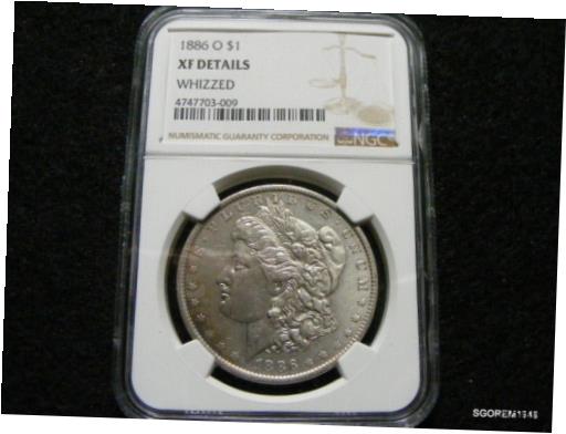 【極美品/品質保証書付】 アンティークコイン 銀貨 1886-O SILVER MORGAN DOLLAR * NGC XF DETAILS [送料無料] #sot-wr-012126-514