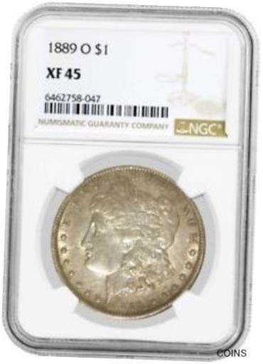 ڶ/ʼݾڽա ƥ  1889 O $1 Morgan Silver Dollar NGC XF45 Circulated Key Date Coin [̵] #sct-wr-012126-881